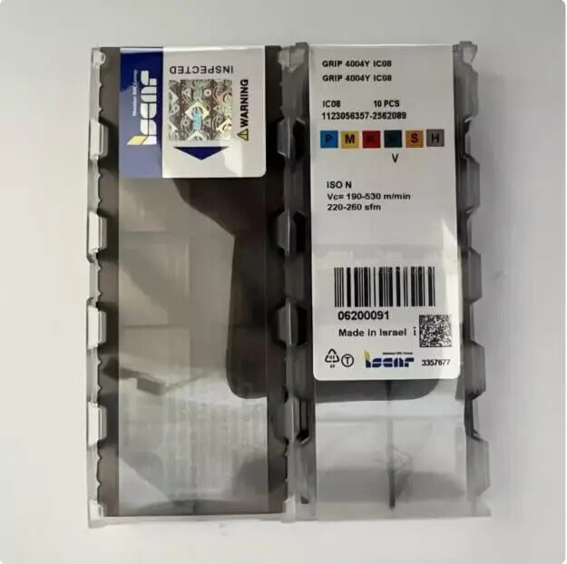 ISCAR / GRIP4004Y IC08 / Industrial indexable Carbide Inserts 10 Pcs