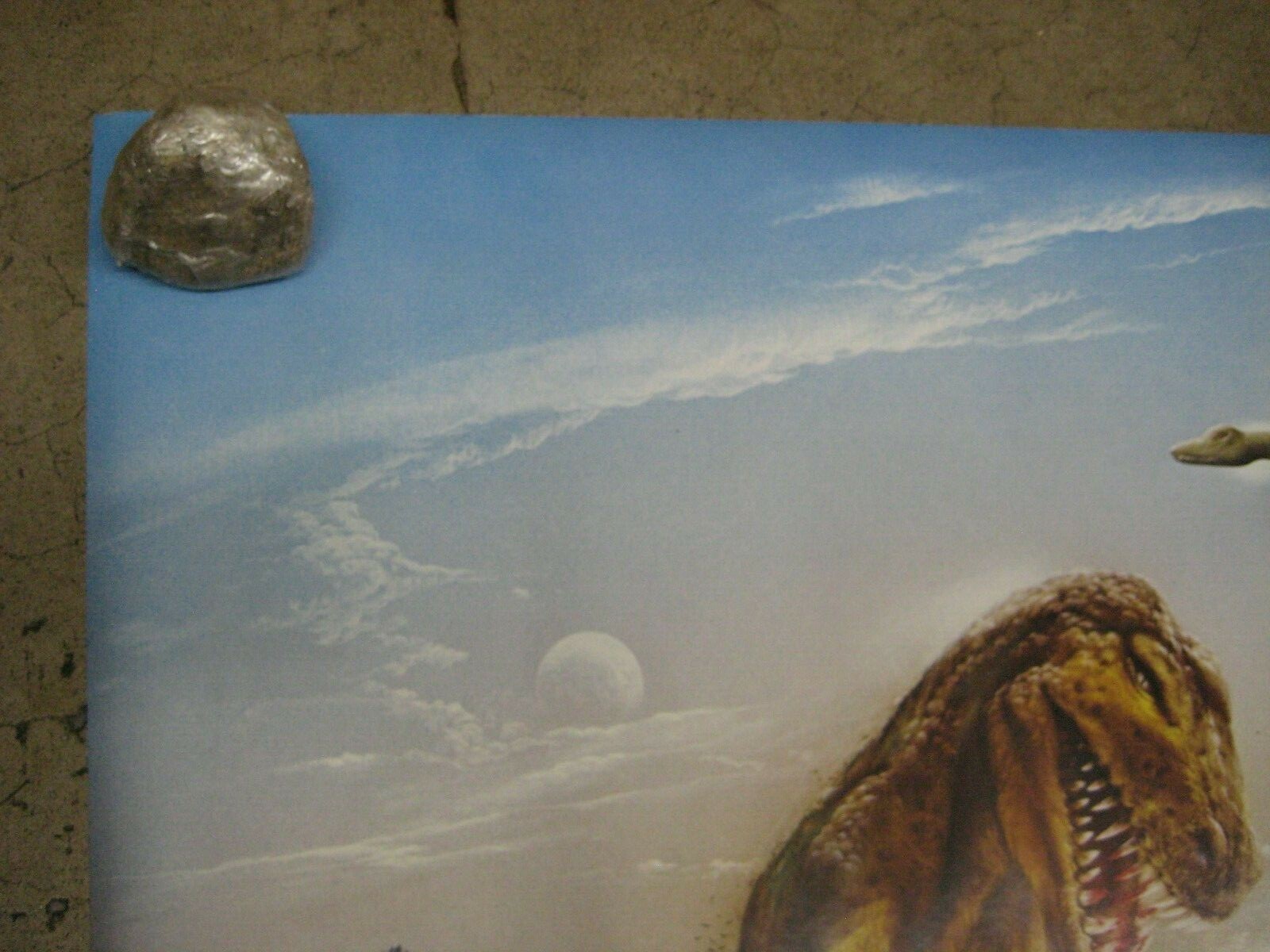 Prehistoric Dinosaurs Poster Vintage 1987 Jurassic T-Rex C1747