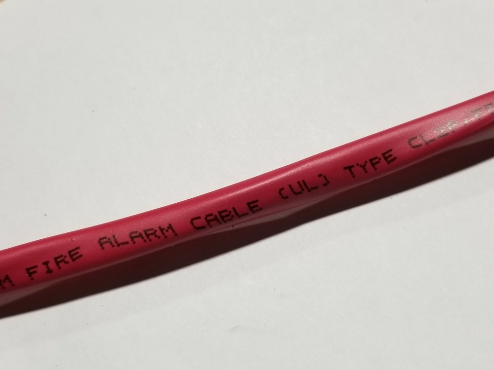 Advanced Digital 981202SD 12/2C Solid Shielded Plenum Fire Alarm Cable Red /50ft