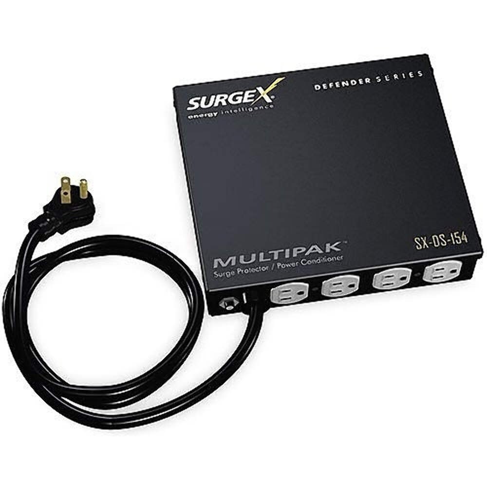 SurgeX SX-DS-154 MultiPak 4 Outlet Compact Surge Power Protector