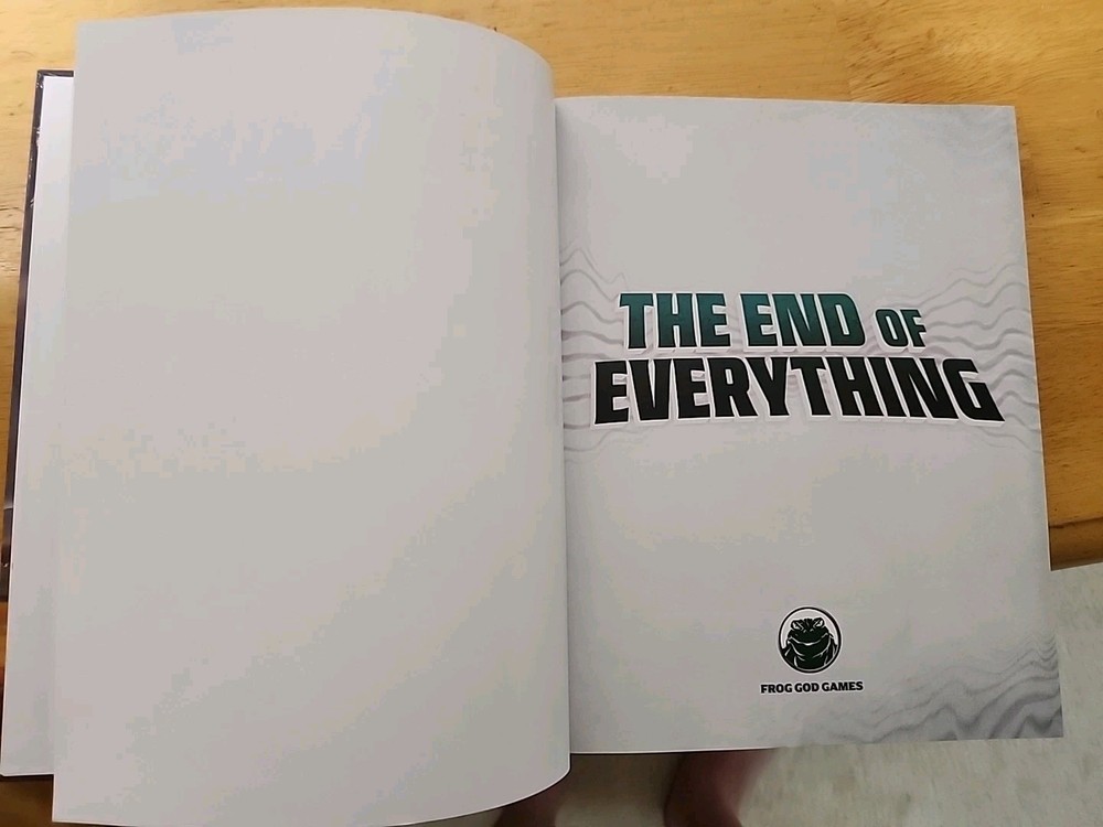 The End Of Everything Rpg