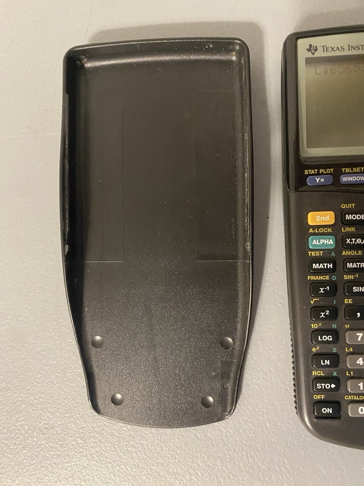 Texas Instruments TI-83 Graphing Calculator Tested Working With Cover