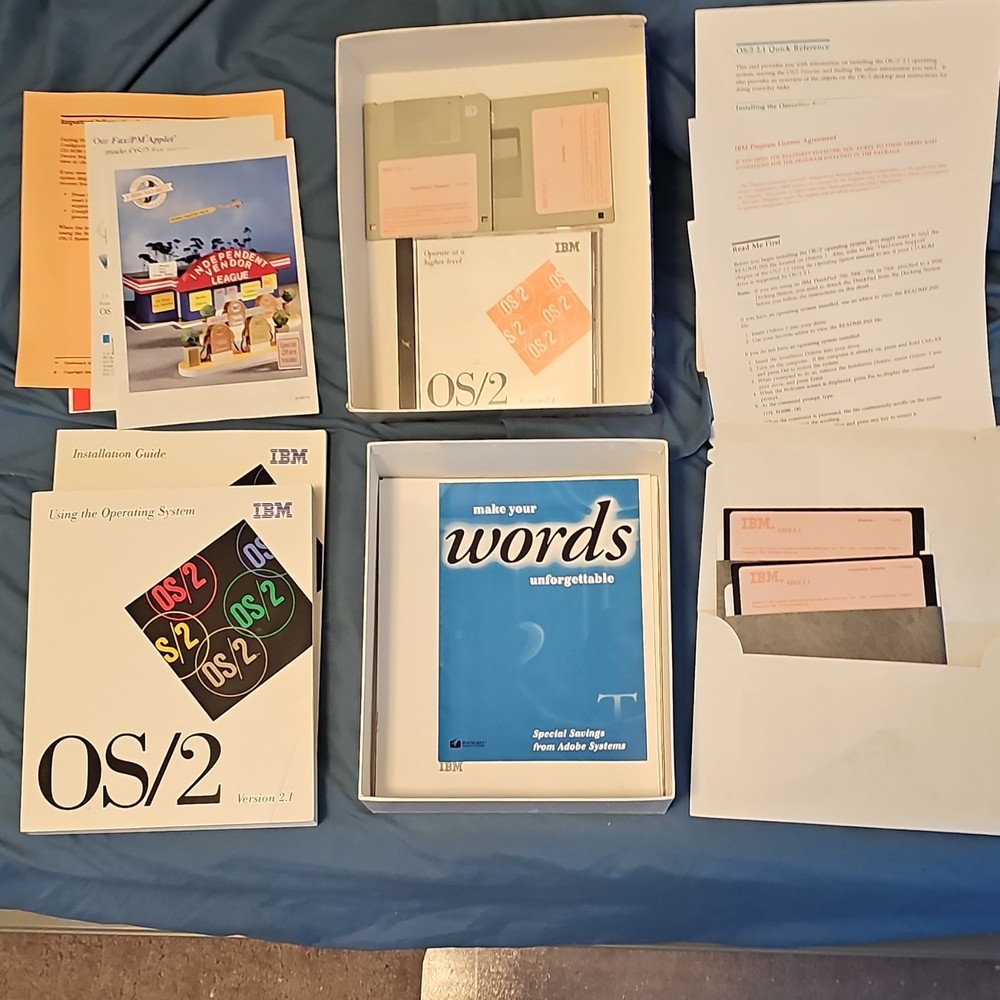 IBM OS/2 Version 2.1 Upgrade Edition CD-ROM Operating System English