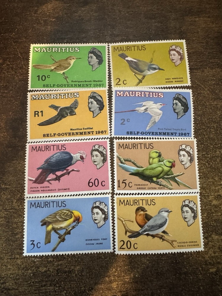 Mauritius QEII 1969 Bird Collection Mint