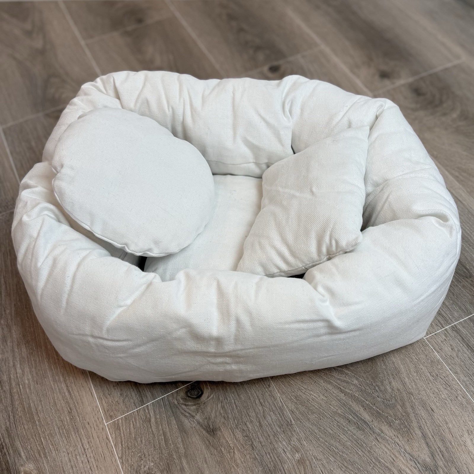 Faux Fur Newborn Baby Nest Newborn Photography Prop Set - Purple/Mauve