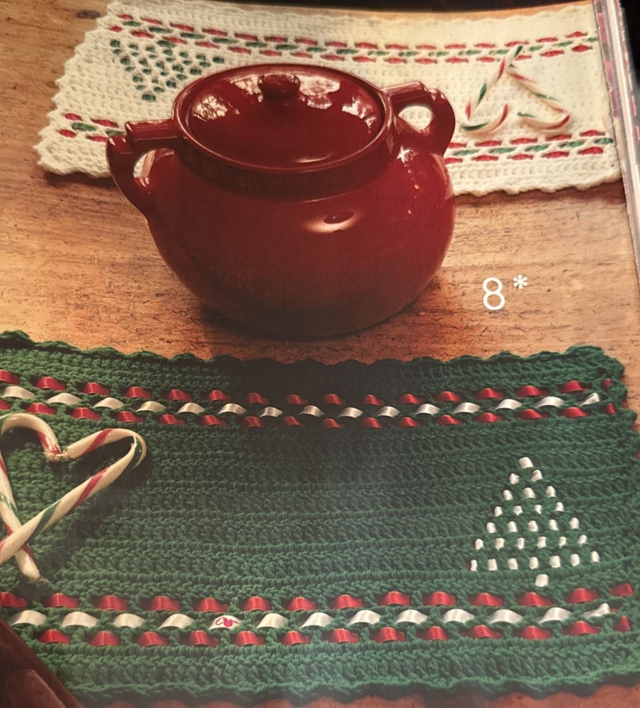 ~Crochet-Festive Placemats-Pattern Only~