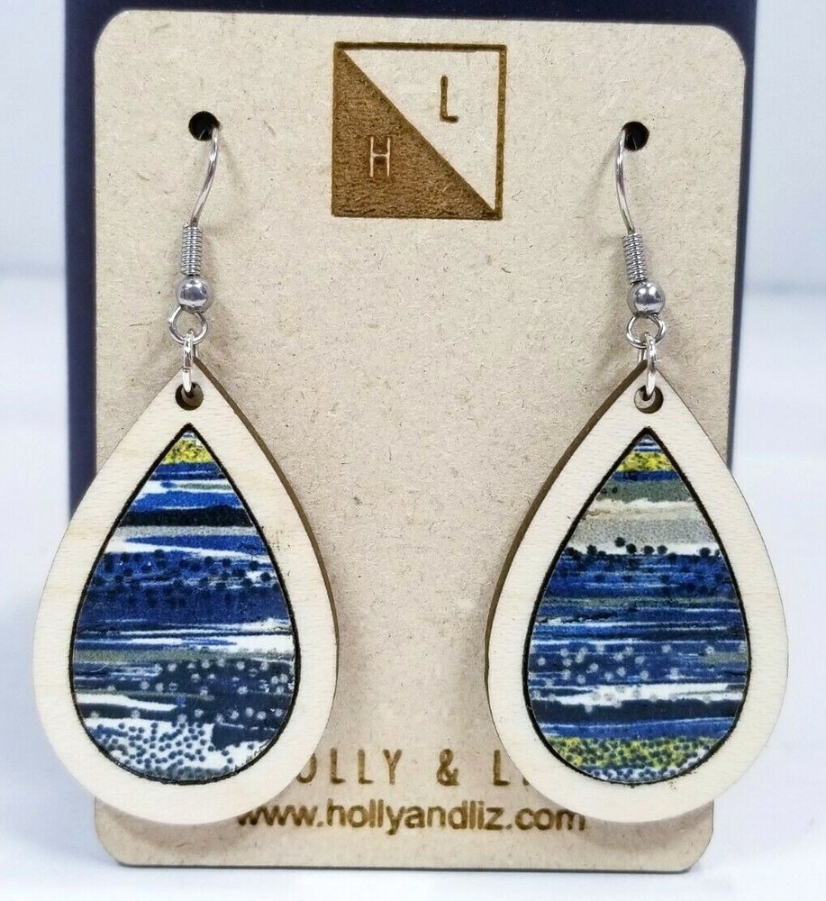 Holly & Liz Tidepool Maple Cork Drops - 2.75"