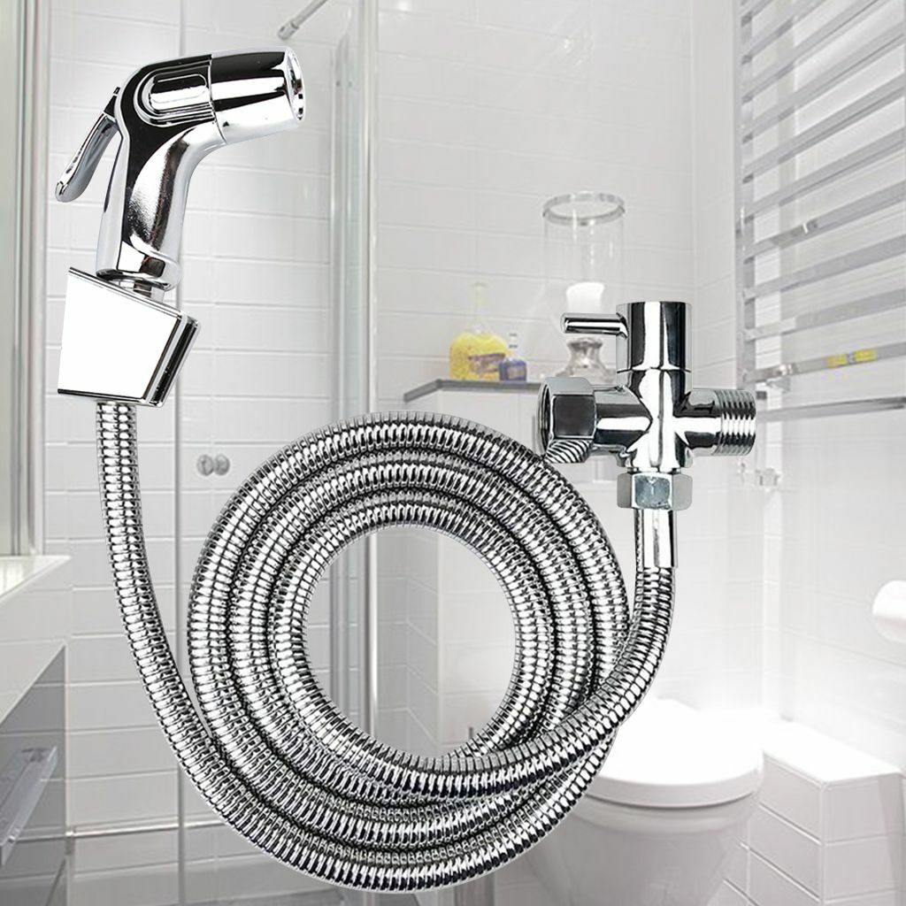 7/8" + 1/2" T-adapter Valve 3-Way Brass For Toilet Bidet Shower Head Diverter US