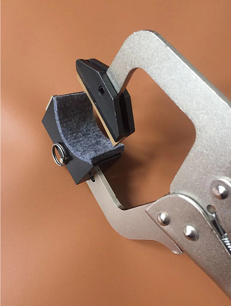 Hand Held Fret Press, w/ 9 Radius Inserts + 4 Neck Supports, For Any Neck