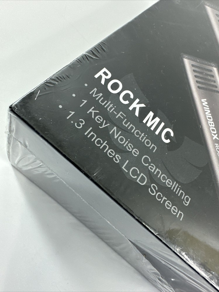 Windbox Rock Mic Multi Function, 1 key noise cxl, 1.2" LCD screen NEW