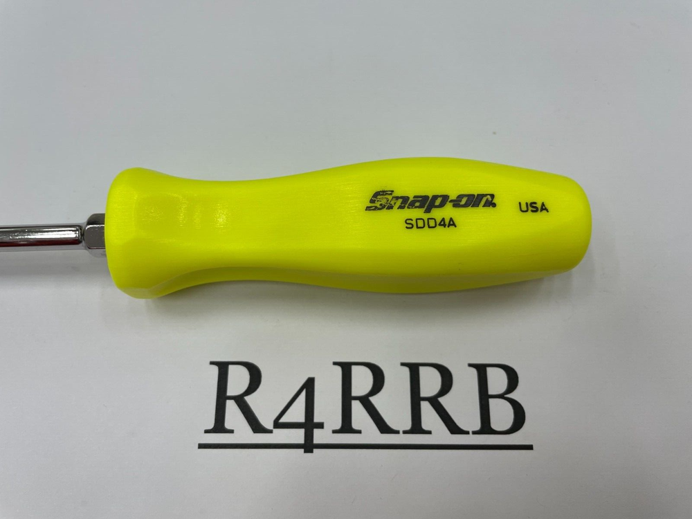 Snap-on Tools NEW 2pc HIVIZ Hard Handle Flat Phillips Head Screwdriver Set
