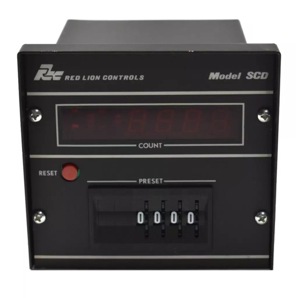 Red Lion Controls SCD00400 Model SCD Time Delay Counter 115VAC