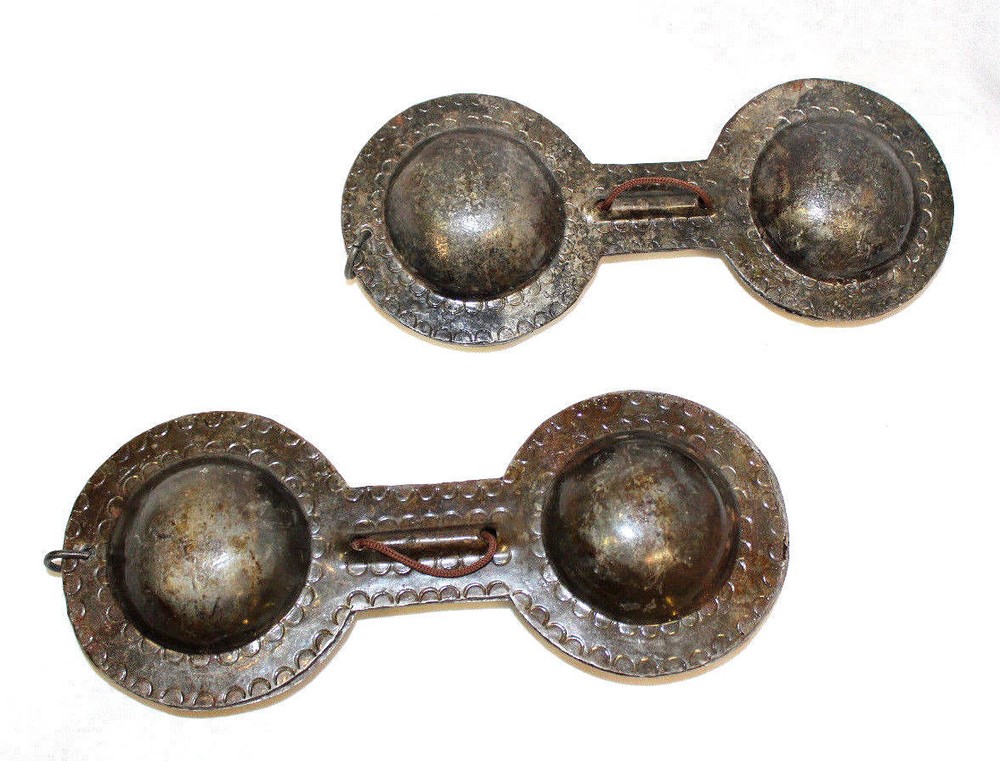 Karkaba Qarkabeb Authentic Moroccan Cymbals Iron Castanets Gnawa Hand Percussion