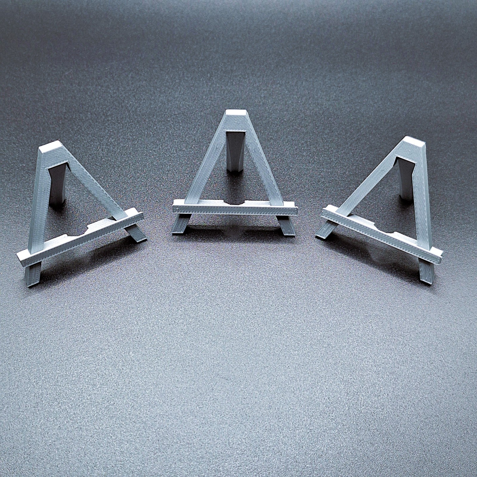 Mini Easel Stand (3) Customizable Trading Card Coin Holder Dollhouse Art Display