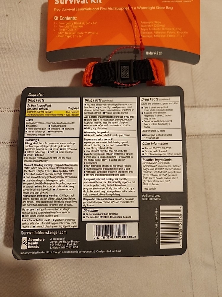 Sol Survival Outdoor Kit