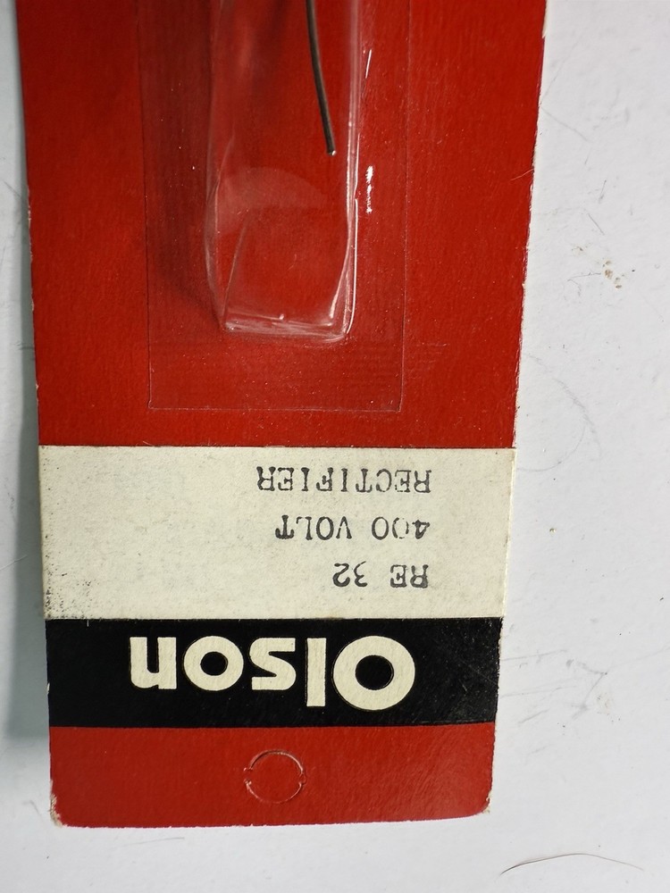 Vintage Olson RE32 400 Volt Rectifier NOS Carded Olson Electronics Akron