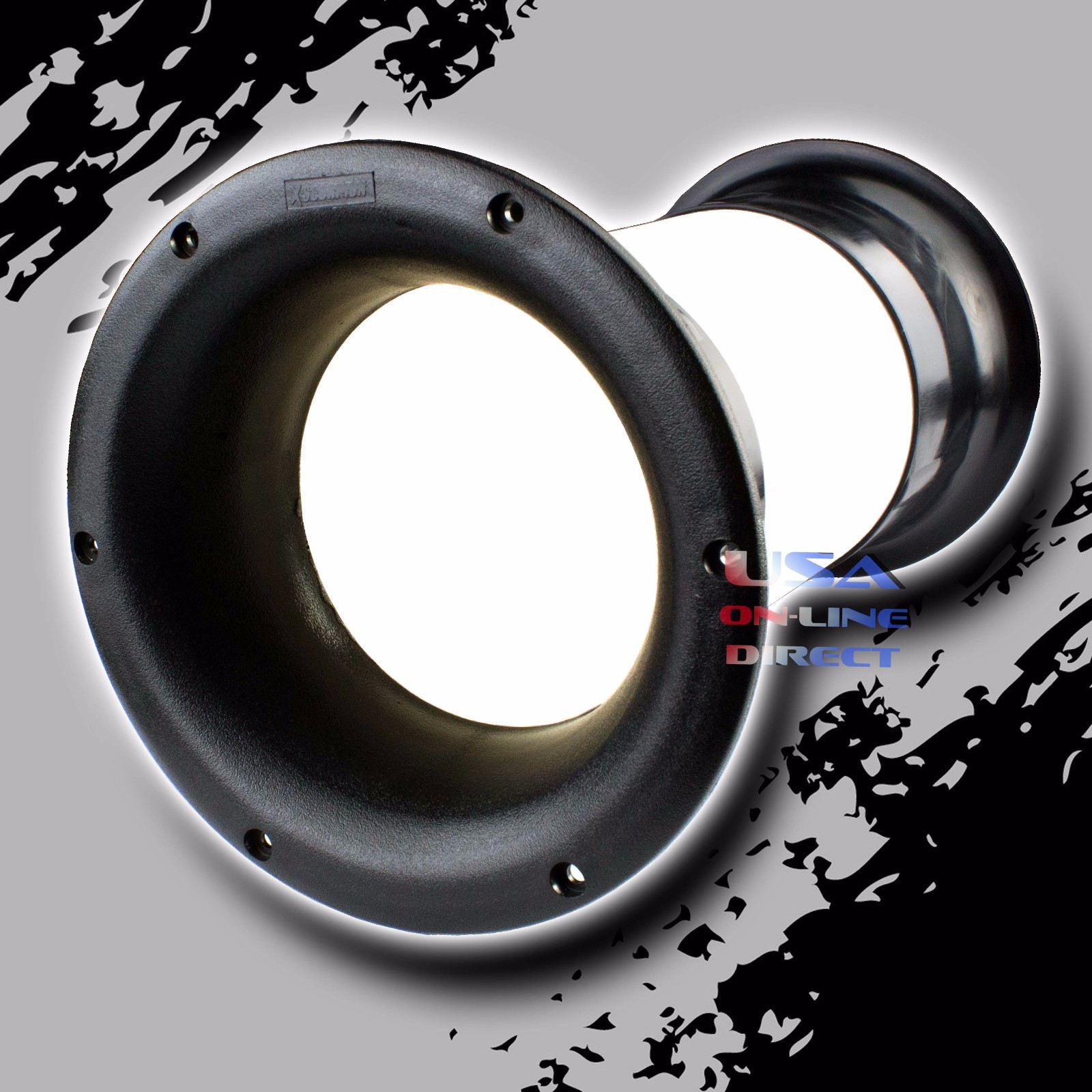 High Quality Molded 3" x 5" Aeroport for 6" to 12" Sub-woofer Bass Enclosure US