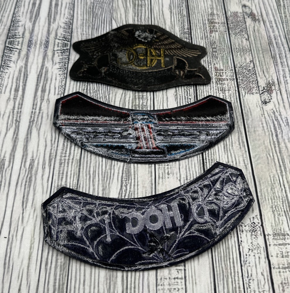 Harley Davidson Owner's Group HOG Patch 2010, 2011 And Eagle Patches.