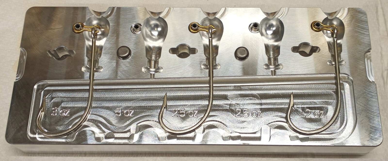 Cobia Knucklehead Jighead - ( 2 oz, 2 1/2 oz, 3 oz combo Mold )