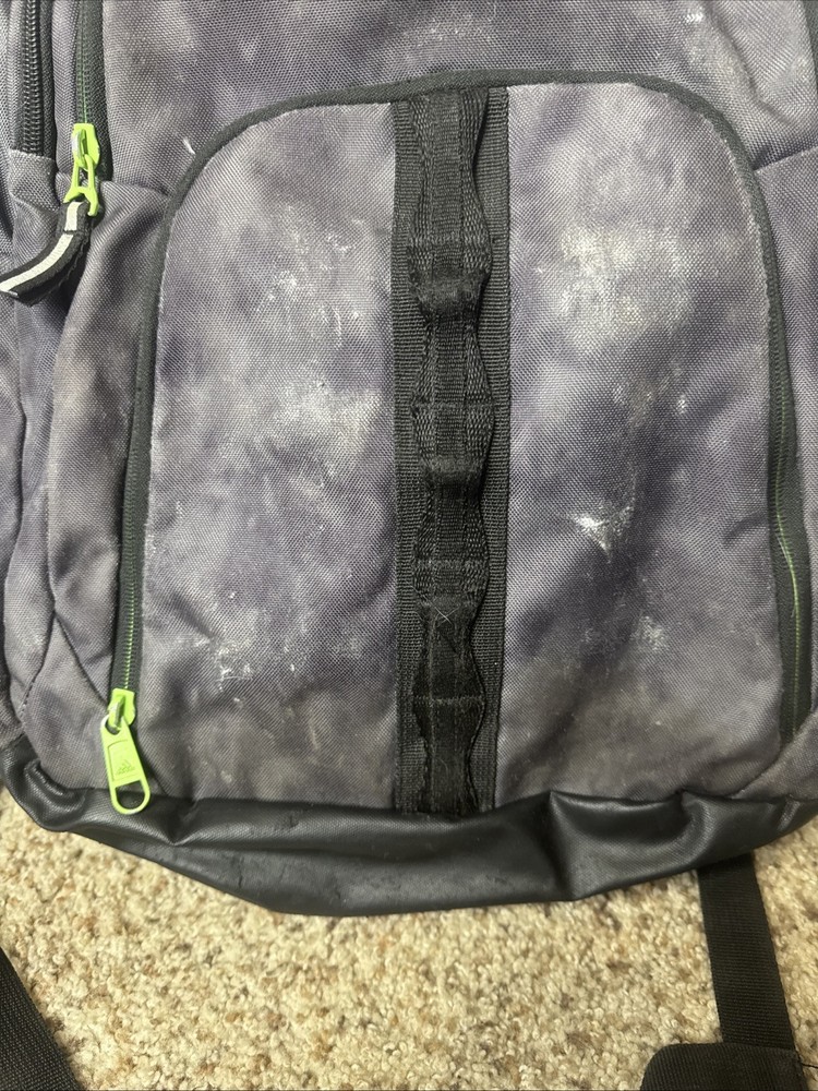 Adidas Backpack Gray Multiple Pockets Rose Zippers Athletic Load Spring