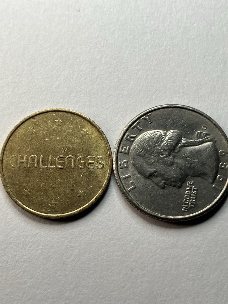 Vintage Challenges Arcade Token #ud1