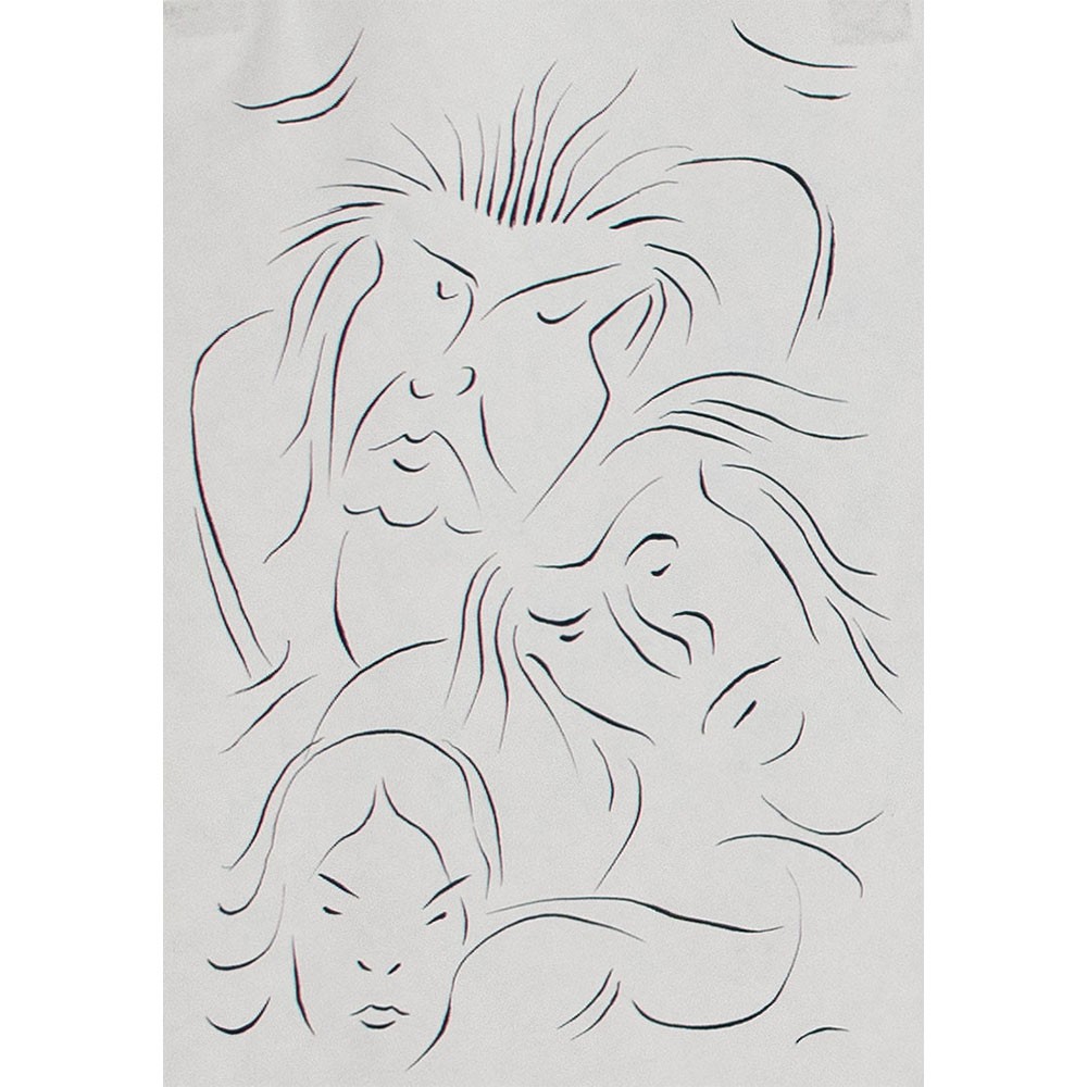 Hellmuth Mueller-Leutert Musicians Angels Bundle Signed Unique Drawing