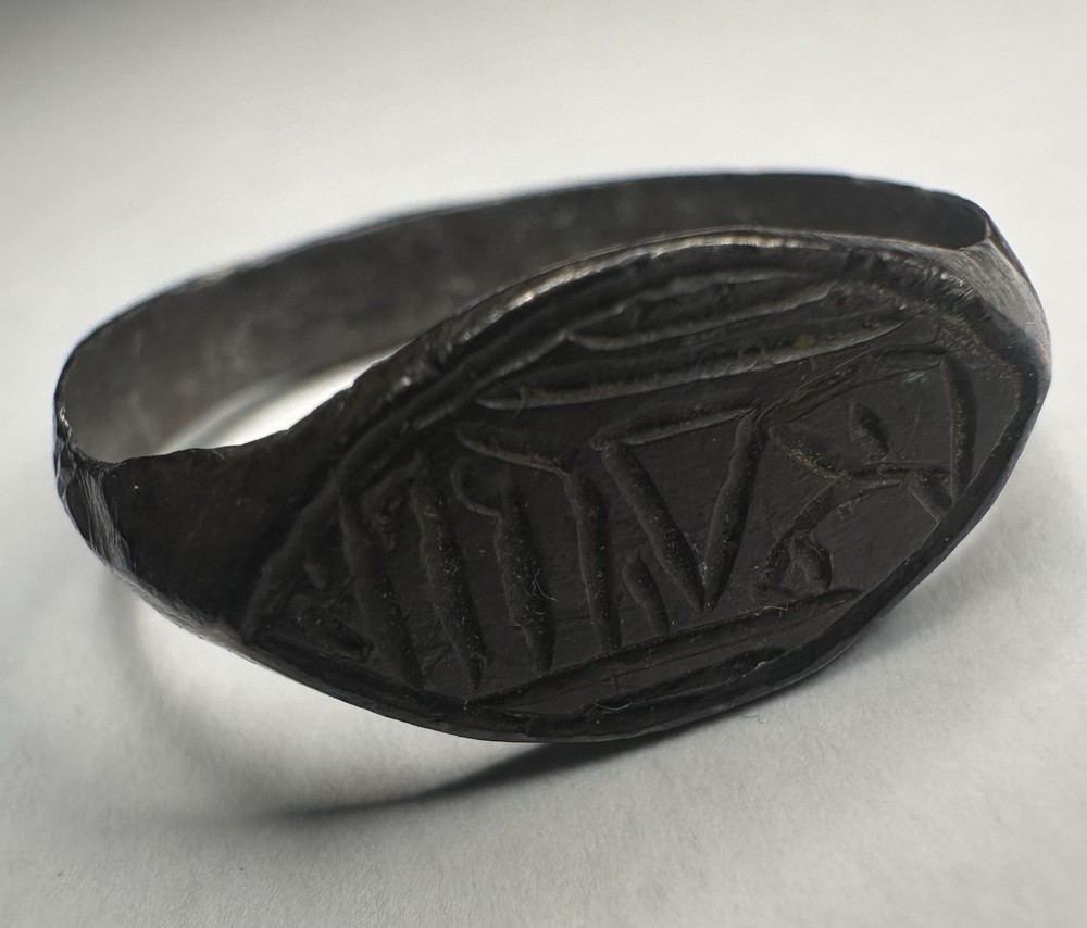 Medieval Islamic Silver Ring Mamluk Dynasty 1250AD - Authentic