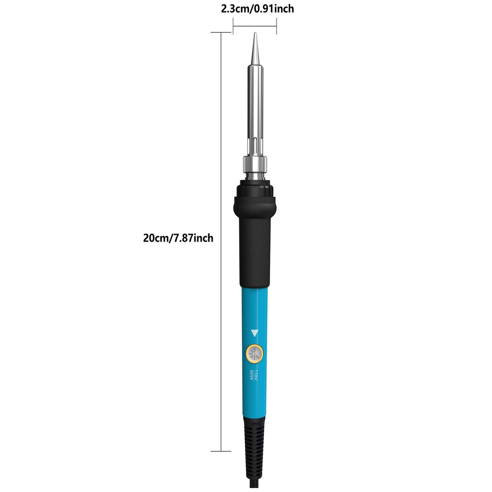 Soldering Iron Kit 60W Adjustable Temperature Welding Tool Desoldering Pump 110V