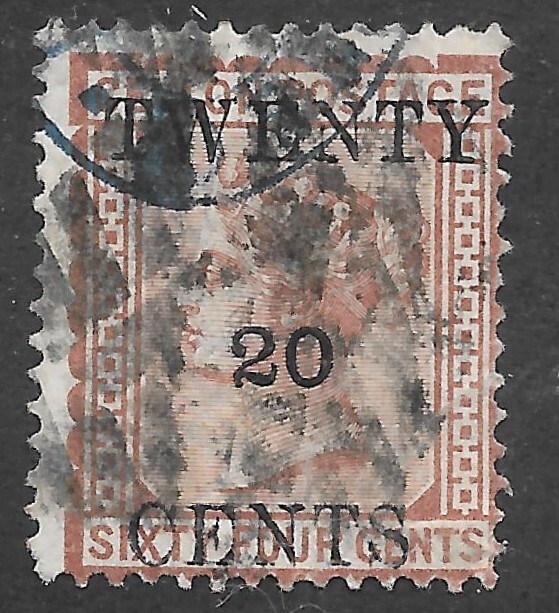 Ceylon (1882) - Scott # 84,   Used