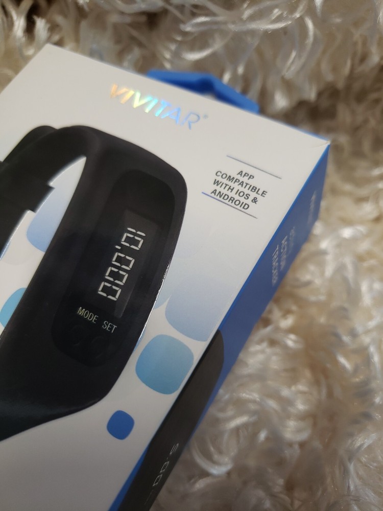 VIVITAR 2018 Activity Action Black Wrist Tracker NOB!