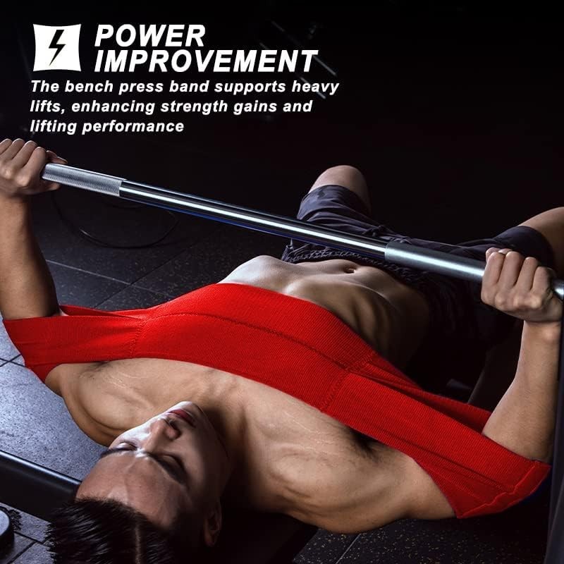 Compact Synthetic Rubber Resistance Band for Safe Bench Press Training & Dips
