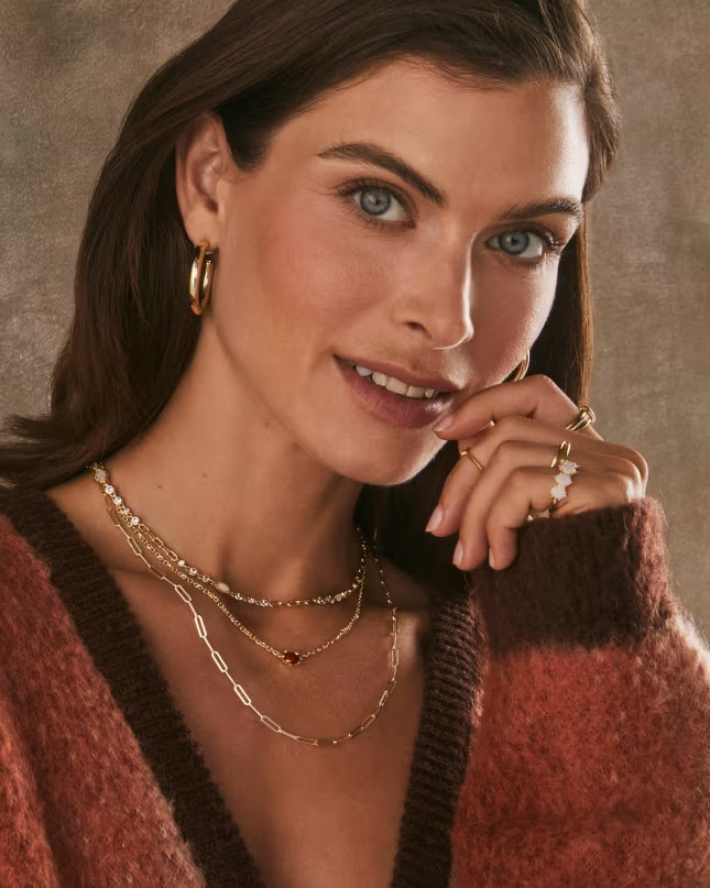 💗💛NEW Kendra Scott 💗💛Gold Zorte Double Hoop Earrings