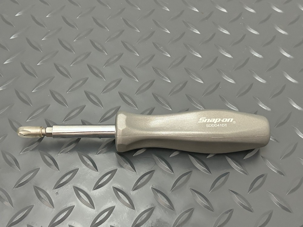Snap-on Tools DARK TITANIUM Hard Grip Reversible Blade Screwdriver Set SDDD41DT