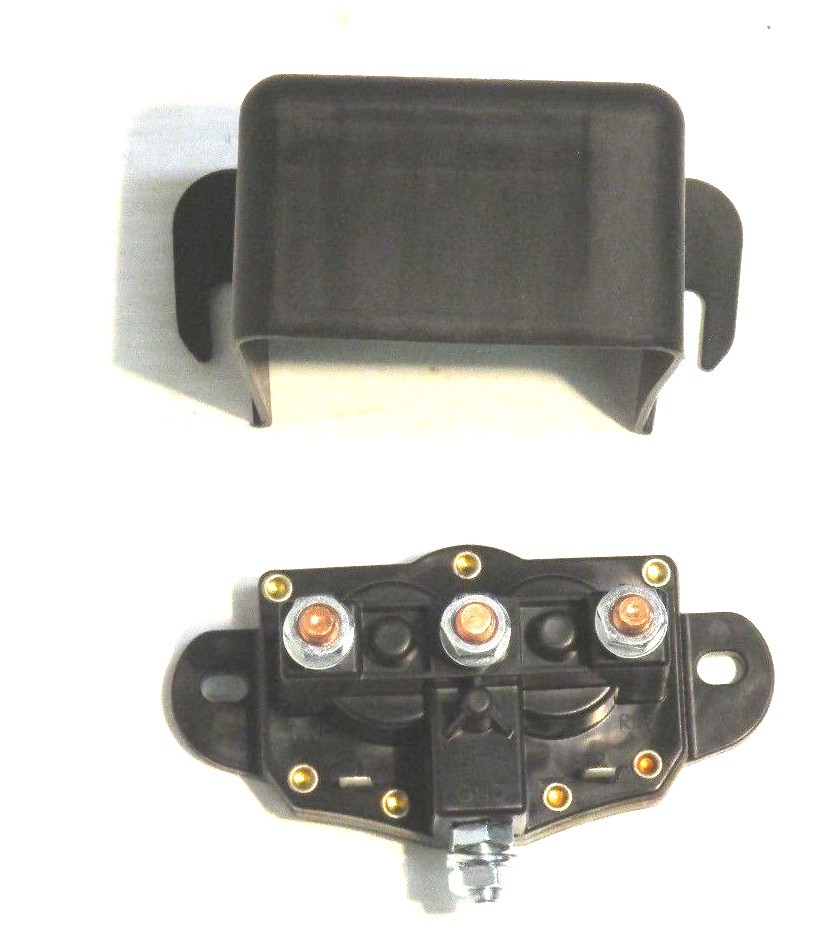 Dump Truck Tarp Solenoid Switch w/cover, 12V, 150A, Buyers # 1306600, # 3014186