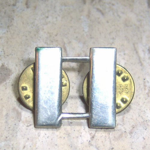 Collar Bar Pin WW2 silver genuine