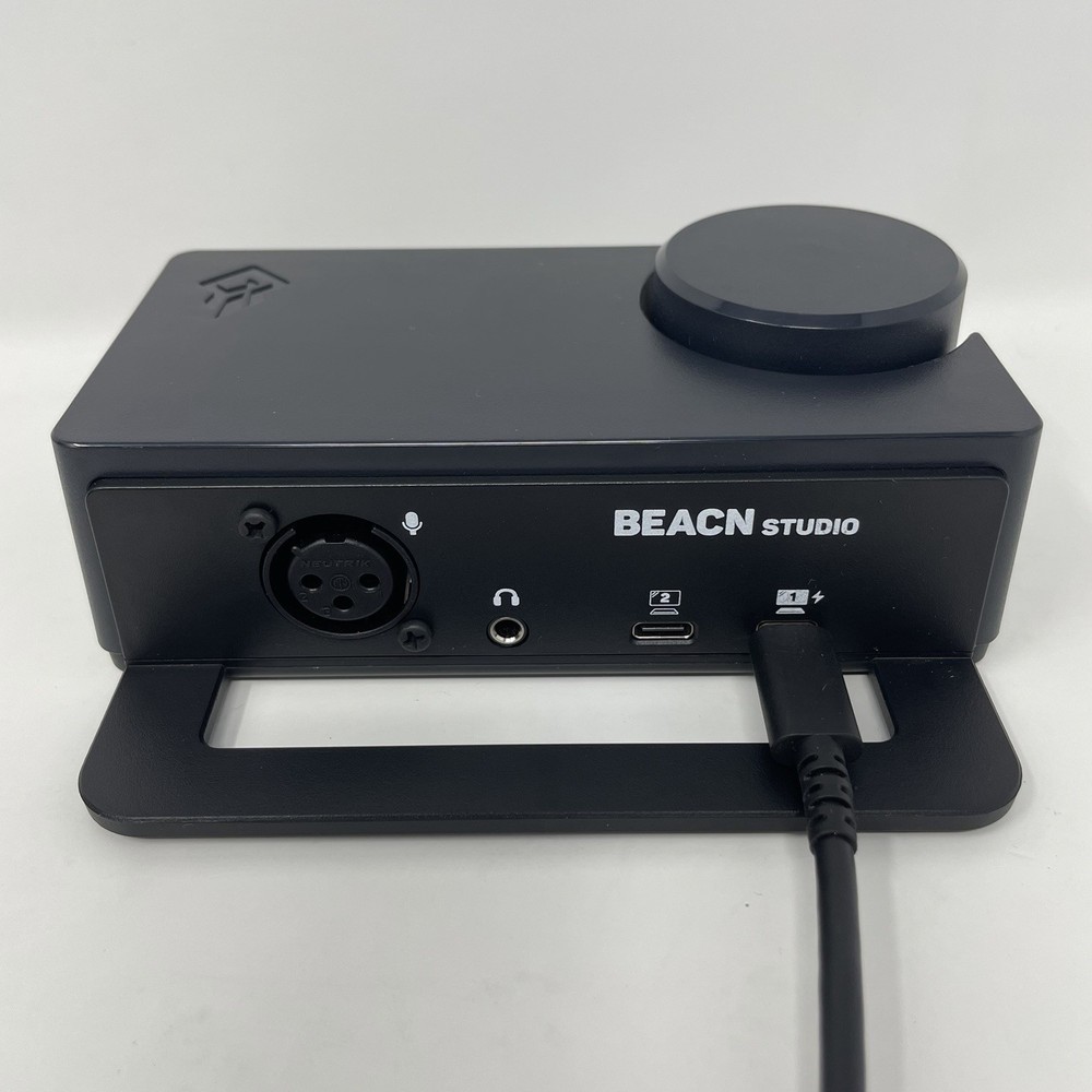 BEACN Interface Studio Creator XLR Black Headphone Amp Gaming Podcast Streaming