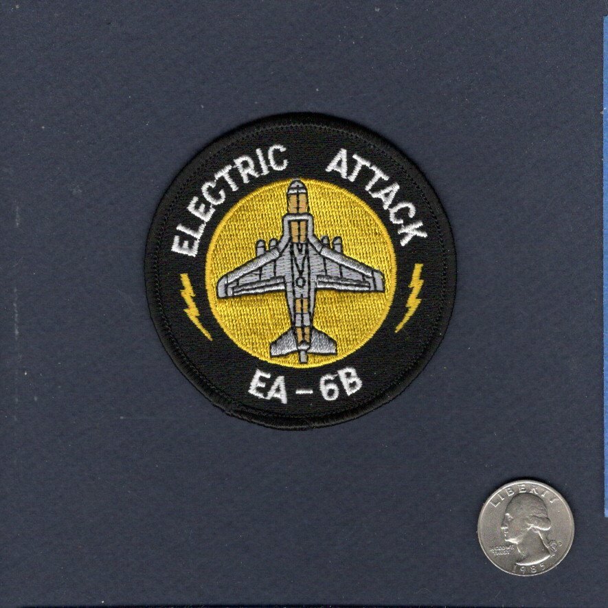 Original VAQ-138 YELLOWJACKETS NAVY Grumman EA-6B PROWLER Squadron Bullet Patch