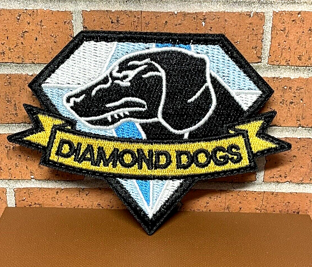 Metal Gear Solid Diamond Dogs Blue Tactical Patch, Fox Hound Diamond Dogs Patch