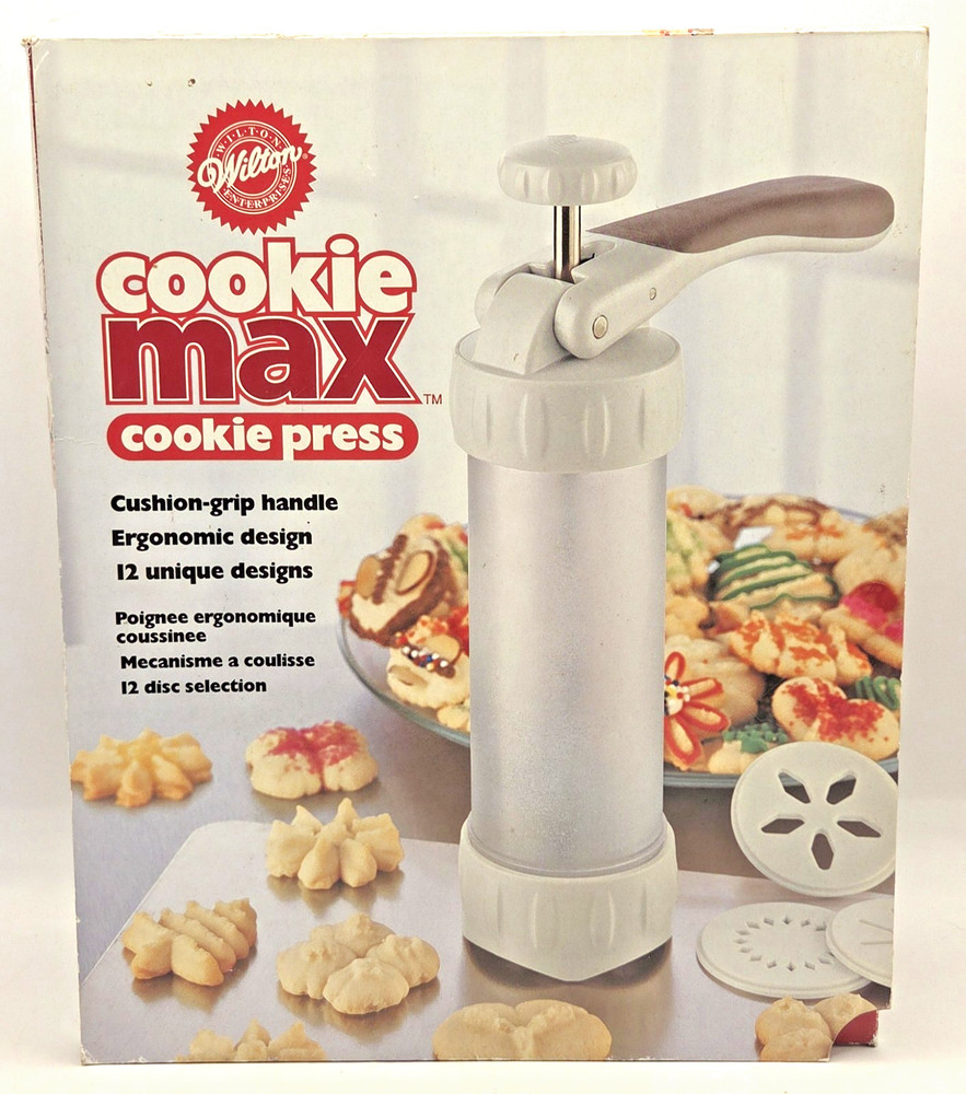 Wilton Cookie Max Cookie Press - 12 Assorted Design Discs