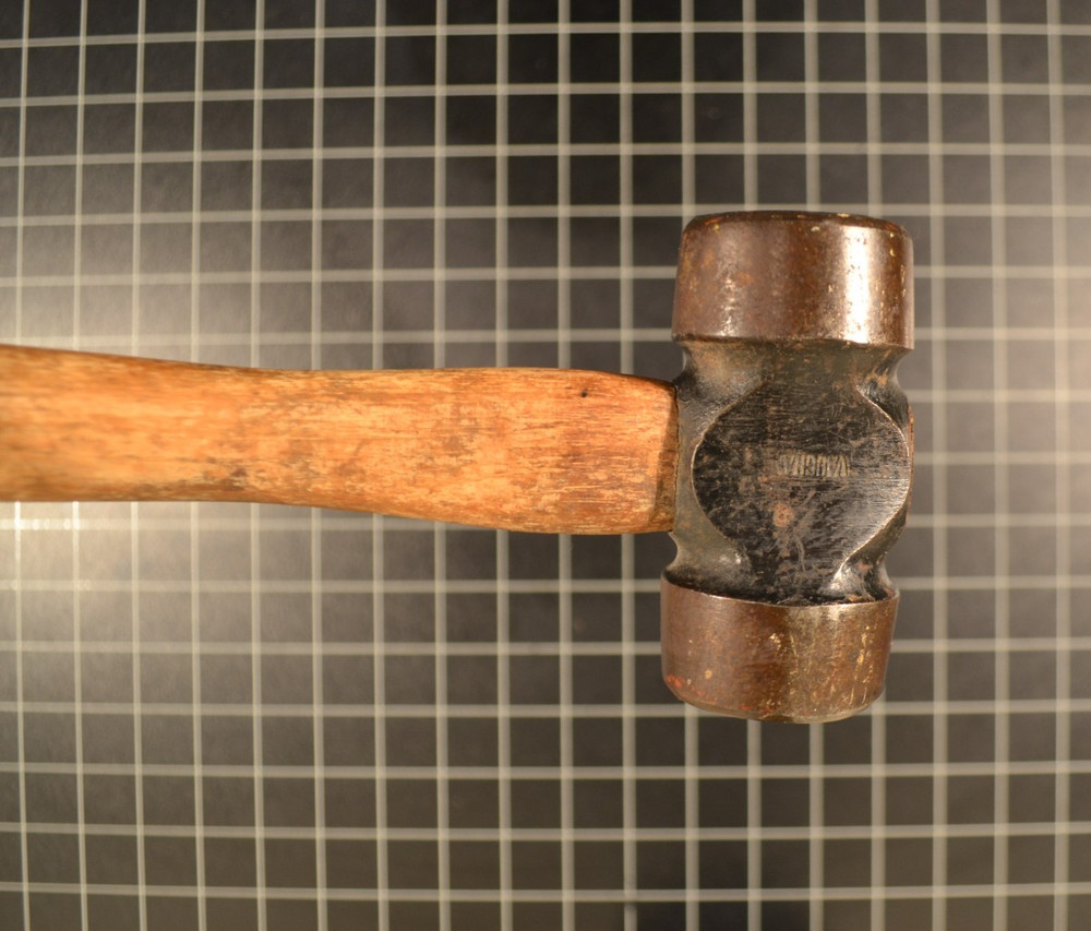 VAUGHAN LINEMAN DOUBLE HEADED HAMMER - ORIGINAL HANDLE - GOOD CONDITION