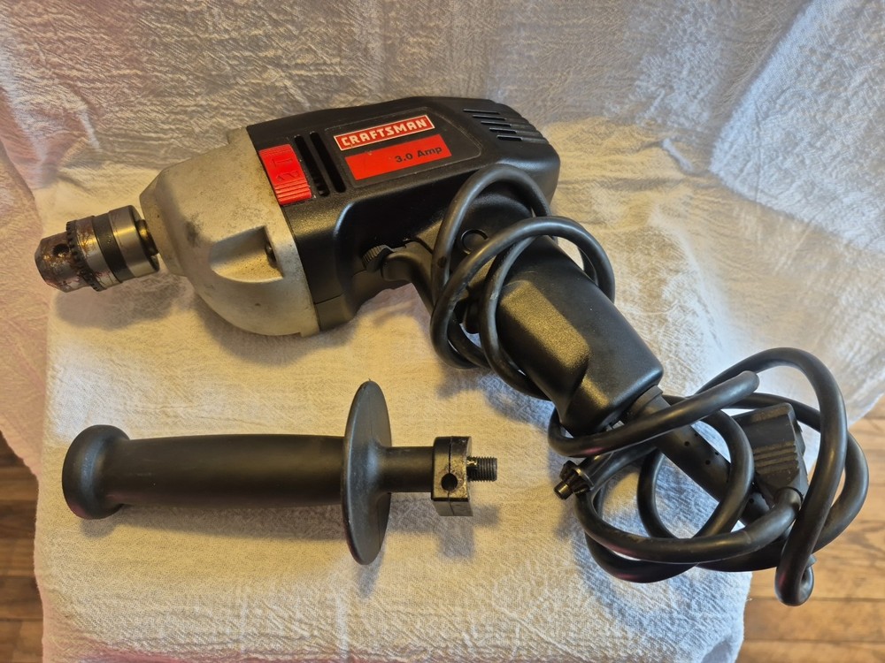Craftsman 3/8" Hammer Drill 315.101350 Model  Reversible Variable Speed Works!