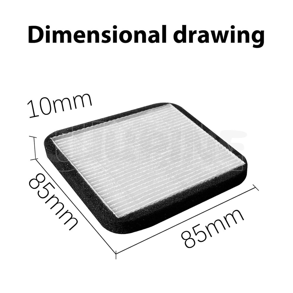 3PC HEPA 13 Layer & Activated Carbon air Filter for Elegoo Centauri Carbon 3D Pr