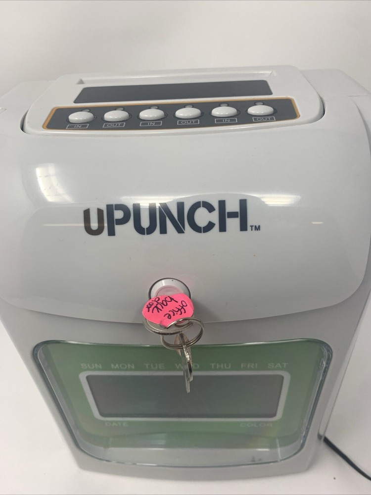 UPunch HN3000 Electronic Time Clock w/ Key