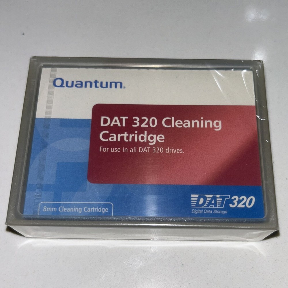 Quantum Data Cleaning DAT320 Only Data cartridge  (New Factory Sealed)