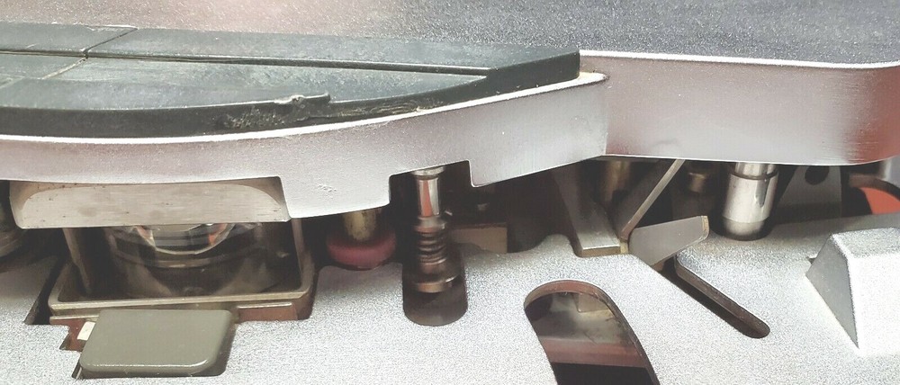 Studer B67 Headblock Headstack 2-Track 1/4" Complete Play, Record, Erase, Guides