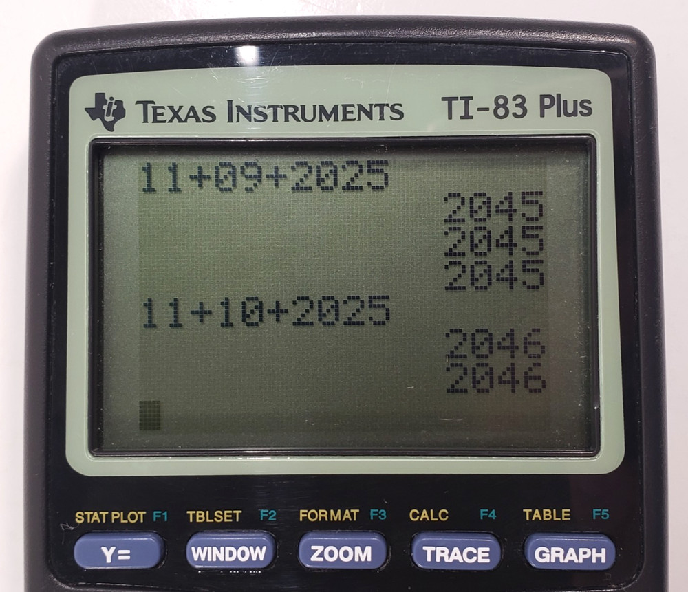 Texas Instruments TI-83 Plus Graphing Calculator with Slide Cover - Working