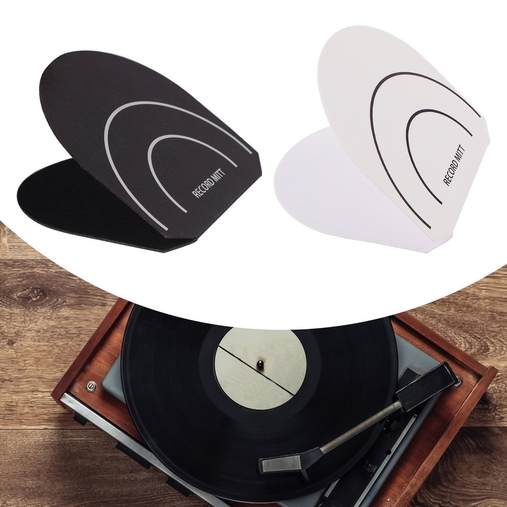 Vinyl Record Cleaning Mitt Record Cleaner Handler Mitt Protector Care Tool Dust