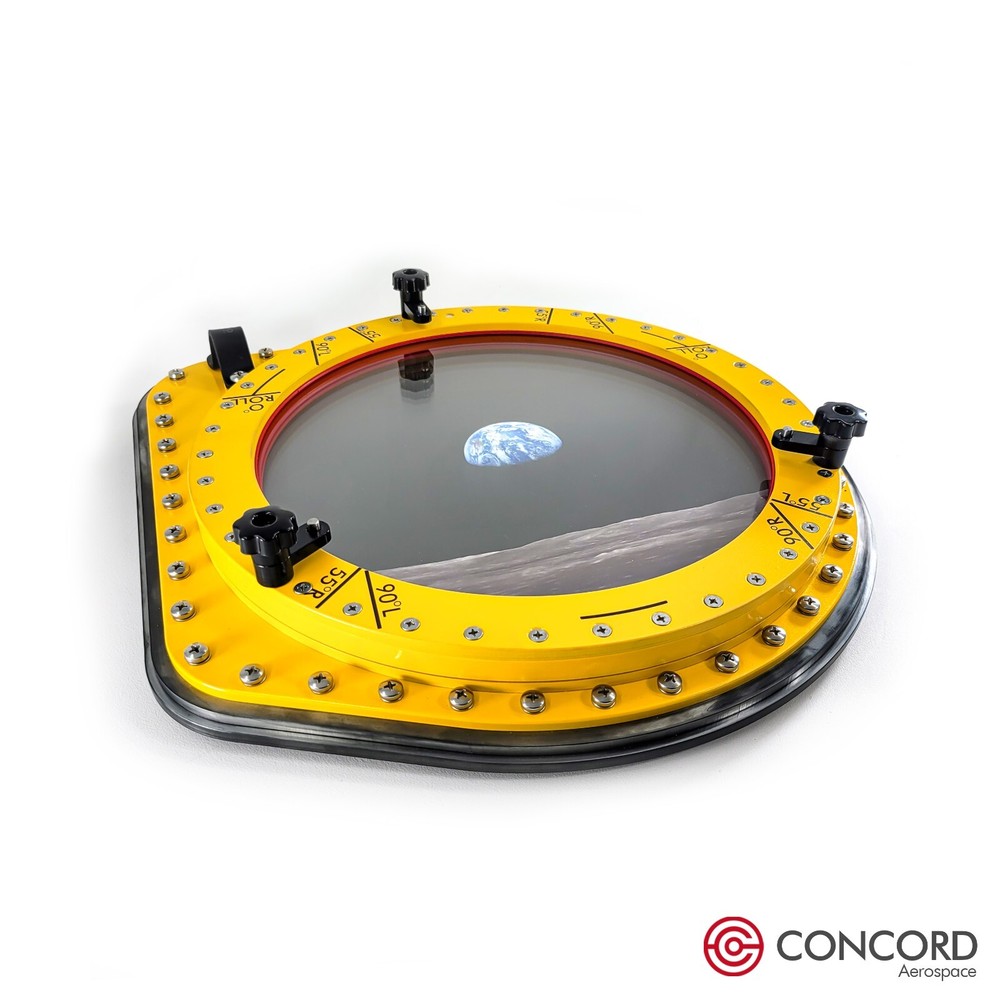 APOLLO COMMAND MODULE HATCH WINDOW - INNER STRUCTURE PICTURE FRAME