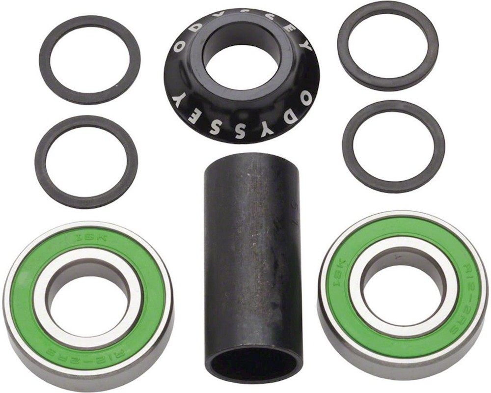 Odyssey Mid Bottom Bracket (Black) (19mm) [ODC-102-BK]