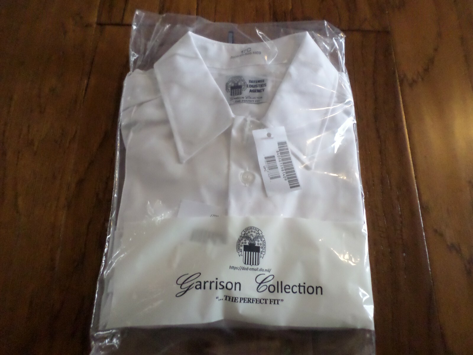 U.S. Military Army Issue Men's White Dress Shirt Short Sleeve